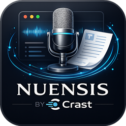 Nuensis Transcriber by Crast logo